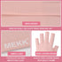MEKK UV Gloves for Nails, Extra Length UV Light Gloves for Gel Nails, Pink