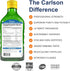 Carlson Cod Liver Oil, 1100 mg Omega-3s, Sustainably Sourced Nordic Liquid Fish Oil, Lemon, 250 ml