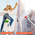 Window Squeegee for Home, 2 in 1 Cleaning Tool with Extension Pole for Shower, Car, Mirror, and Glass