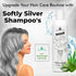 Softly Silver Shampoo, 2 in 1 Purple Restorative Hair Wash for Gray Hair, Adds Luster, Bounce & Body, with Panthenol