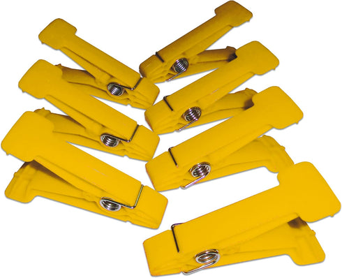 Rehabilitation Advantage Set of 7 Resistive Pinch Pin Hand Exercisers, Yellow