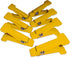 Rehabilitation Advantage Set of 7 Resistive Pinch Pin Hand Exercisers, Yellow