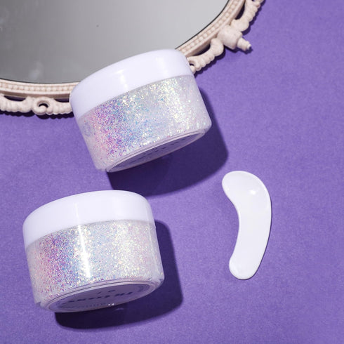 Holographic Body Glitter Gel for Face, Body, Hair, Lip Makeup, Long-Lasting Waterproof Liquid Sequins for Parties