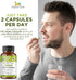 Organic Veda Neem Capsules, Triple Complex Neem Leaf Extract, 120 Count Herbal Supplement for Immunity & Skin Health