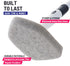 Replacement Scrubber Sponge Head for Extendable Tub Tile Shower Scrubber, Non-Scratch (2X Scrubber Sponge Gray)