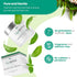 Toner Pads for Face - Exfoliating Wipes for All Skin Types, Apple Cider Vinegar & Green Tea, 60 Pads