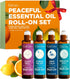 Gya Labs Peaceful Roll on Essential Oils Set - 0.34 Fl Oz