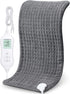 NOWWISH Heating Pad for Back Pain & Cramps Relief, Moist Heat Pad for Neck & Shoulder, Machine Washable, 12''x 24" Grey