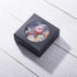 BENECREAT 24 Pack Black Kraft Paper Boxes with Clear Window, 3x3x1.2 for Bakery Cookies Cake Candy Gift Packaging