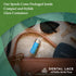 Refillable Silk Dental Floss – 100% Silk Floss with Mint Flavor, Includes 1 Refillable Glass Container and 2 Spools
