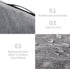 Large Capacity Toiletry Bag with Hanging Hook for Men and Women, Waterproof Travel Cosmetic Bag in Grey