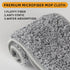 15 inch Microfiber Mop for Hardwood Floor Cleaning, Professional Dust Mop with 4 Reusable Mop Pads & Stainless Steel