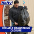 Hefty Ultra Strong 30 Gallon Trash Bags, Black Drawstring Bags, White Pine Breeze Scent, 25 CT Bags (Pack of 2)