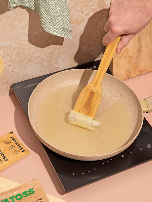 FRY&TOSS Cooking Oil Solidifier - Plant Based Powder for Waste Cooking Oil Disposal, Solidifies Up to 8 Cups