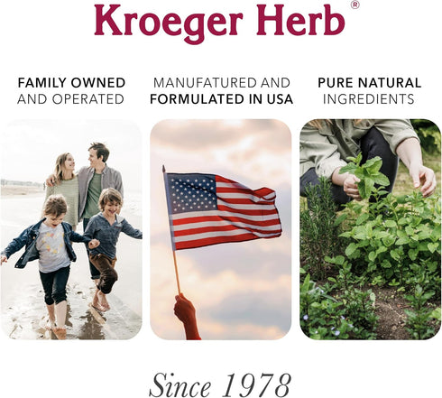 Immune Preservatives-100 Kroeger Herb, Lung Formula, Lung Support Supplement with Herbs, Respiratory and Support, Lung