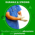 Green Direct Disposable Latex Gloves, Powder Free Cleaning Gloves, Size Medium, Pack of 100