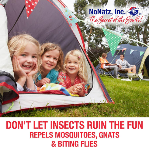 No Natz No Mosquitoz Botanical Bug Repellent, 2 Ounce Spray Bottle, DEET-Free, Non-Greasy Formula