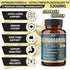 Ashwagandha Extract Capsule, Great Strength, 5in1 Ginger, Turmeric, Rhodiola Rosea & Black Pepper, 90 Capsules