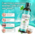 Coconut Pulling Oil, Ayurvedic Mint Oil Pulling Mouthwash with Tongue Scraper, 8 Fl. Oz for Fresh Breath & Healthy Gums