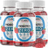 YUM-V'S Zero Sugar Probiotic Gummies, 60ct Sugar Free Digestive Health Supplements for Women, Men & Kids
