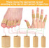 YEAJOIN 42PCS Hammer (5 Toe Sleeve Protectors Toe Cushion Tube Soft Gel Corn Pads Protectors, Toe Spacers for Bunion
