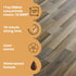 Furniture Clinic Laminate Floor Cleaner, 17oz / 500ml, Dilutes to Make 170 FL Oz, Quick-Drying with Linen Aroma