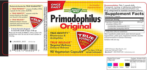 Nature's Way Primadophilus, 5 Billion, 90 Capsules