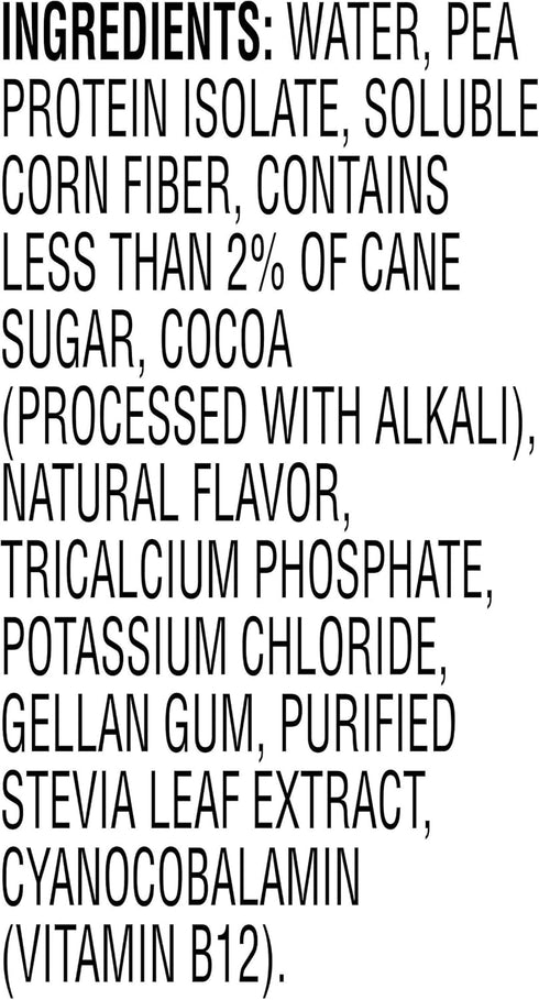 Evolve Plant Based Protein Shake, Double Chocolate, 20g Vegan Protein, Dairy Free, Non-GMO, 10g Fiber, 11 Fl Oz (Pack