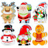 Timgle 48 Pcs Christmas Facial Masks - Holiday Skincare Spa Face Sheet Masks - Gifts for Adults Women Party Night