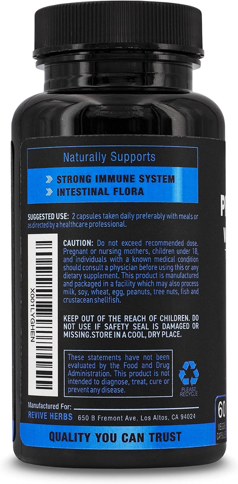 Advanced Probiotic with DE111 Strain (bacillus subtilis). Spore Forming Probiotic. No Refrigeration Needed. 11.5 Billion Organisms. Probiotics for Women and Men. 60 Vegetable Capsules.