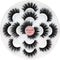 Veleasha Lashes 5D Faux Mink Lashes, Fluffy False Eyelashes, 7 Pairs Luxurious Handmade Fake Eyelashes Pack