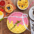 HSPAIDYP 50 Plates,7" Pcs Ice Cream Party Supplies Ice Cream Paper Ice Cream Dessert Plates Sweet One Popsicle Plates