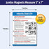 Safety Magnets by ZOCO – Infant and Child CPR Magnet, 5"x7" Emergency First Aid Guide