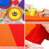 169 Pieces Rainbow Party Supplies Disposable Dinnerware Set for 24 Guests, Plates, Cups, Napkins, Cutlery