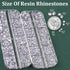 Resin Rhinestones for Crafting with B7000 Jewelry Glue, 2 Boxes Clear FlatBack Crystals with 3Pcs 10ml Glue for Bedazzling Crafts DIY Nail Art Makeup,Non Hotfix Gems for Clothing Shoes