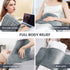 Jubeoyey 6 Settings 24" 12" Heating Pad - Electric Heating Pad for Back Pain and Cramps Relief, Moist Heat Pad