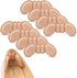 Heel Pads for Shoes That are Too Big, 4 Pairs Foamed Cotton Heel Cushions for Pain Relief & Improved Fit