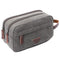 Mactso Mens Travel Toiletry Bag - Canvas Leather Cosmetic Makeup Organizer Shaving Dopp Kits with Double Compartments