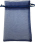 100PCS 3x4 Inches Organza Drawstring Pouches Jewelry Party Wedding Favor Gift Bags, Navy Blue