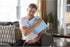 Sunbeam Heating Pad for Pain Relief | Ultra Heat, 3 Settings | Light Blue, 12 x 15 Inch