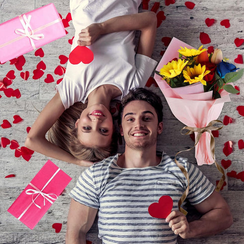 CCINEE 90 Sheets Pink Tissue Paper Bulk, Gift Wrapping Paper for DIY Valentine's Day and Birthday