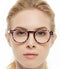 OCCI CHIARI 2 Pack Reader Lightweight Designer Plastic Frame Stylish Reading Glasses for Women (Purple, 2.75)