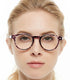 OCCI CHIARI 2 Pack Reader Lightweight Designer Plastic Frame Stylish Reading Glasses for Women (Purple, 2.75)