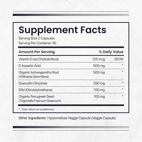 Peak Performance Prostate Health Supplement for Muscle Mass and Stamina