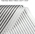 MECCANIXITY 40 Pcs Striped Matte Flower Wrapping Paper 23.6x23.6 Inch Waterproof for DIY Crafts, Gift/Gift Box Packaging Black White