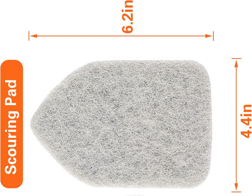 Scouring Pads 3 Pieces Suitable for Tub Tile Scrubber Brushes