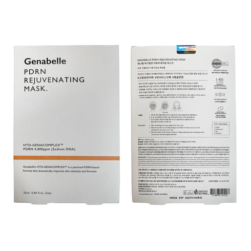 PDRN Rejuvenating Mask Sheet - Lightweight Glass Skin & Toning Mask with PDRN, Niacinamide, Hyaluronic Acid, 0.84 fl