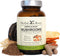 Herbal Roots Organic 8 Mushroom Blend Supplement Capsules - 100% Fruiting Body Extracts for Wellness and Immunity