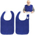 Xelsluthe 2 Pack Adult Bibs for Seniors, Cotton Bib Clothing Protectors for Adults,