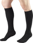Truform 15-20 mmHg Compression Stockings - Knee High Length, Closed Toe, Black, X-Large